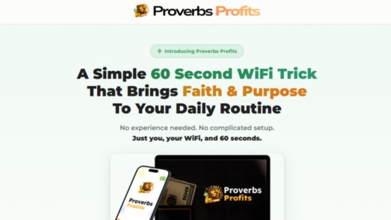 Proverbs Profits Review – Legit Income Opportunity or Just Marketing?