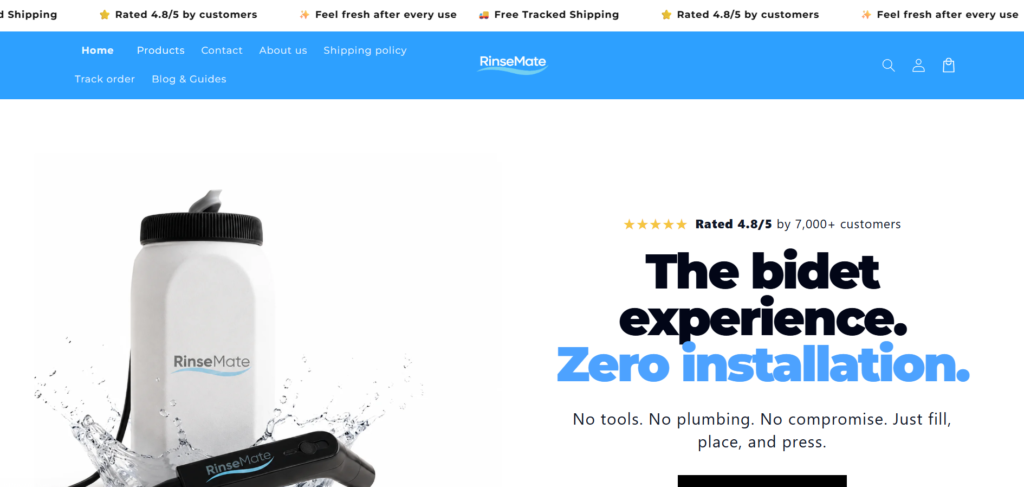 Rinsemate Portable Bidet